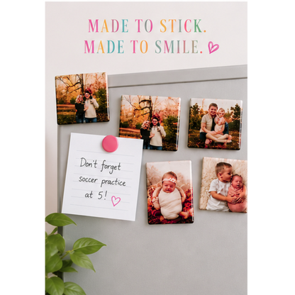 2"x2" Custom Photo Magnets