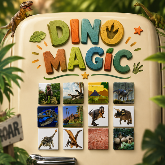Dino Magic (set of 12 magnets)