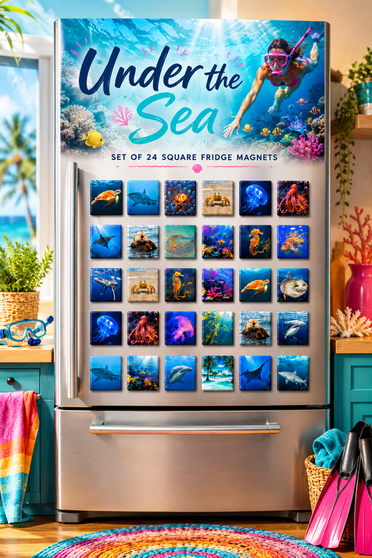 Under the Sea (set of 24 magnets)
