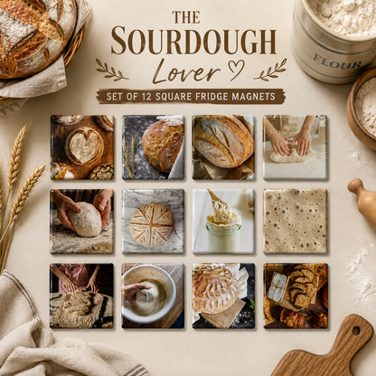 The Sourdough Lover (set of 12 magnets)