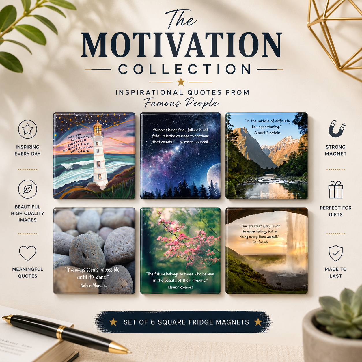 The Motivation Collection (set of 6 magnets)