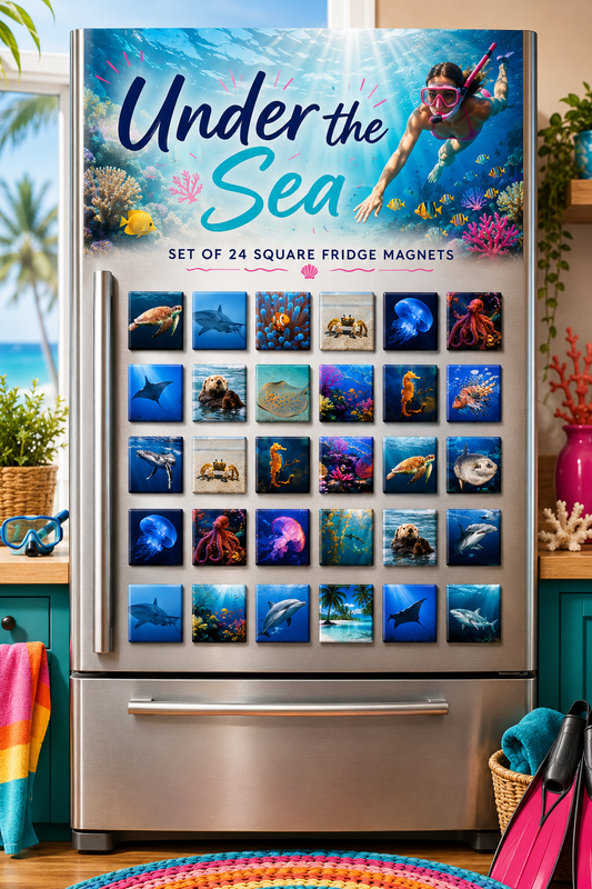 Under the Sea (set of 24 magnets)