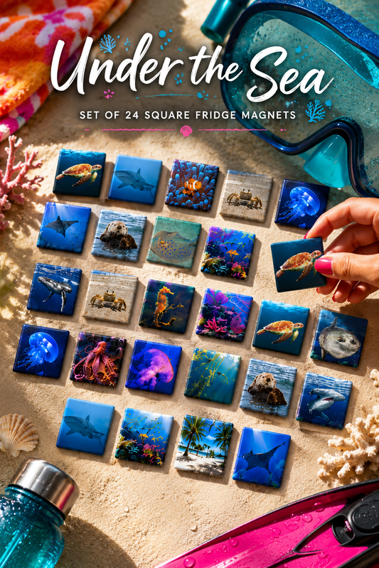 Under the Sea (set of 24 magnets)