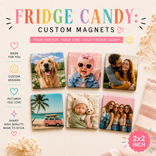 2"x2" Custom Photo Magnets