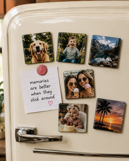 2"x2" Custom Photo Magnets