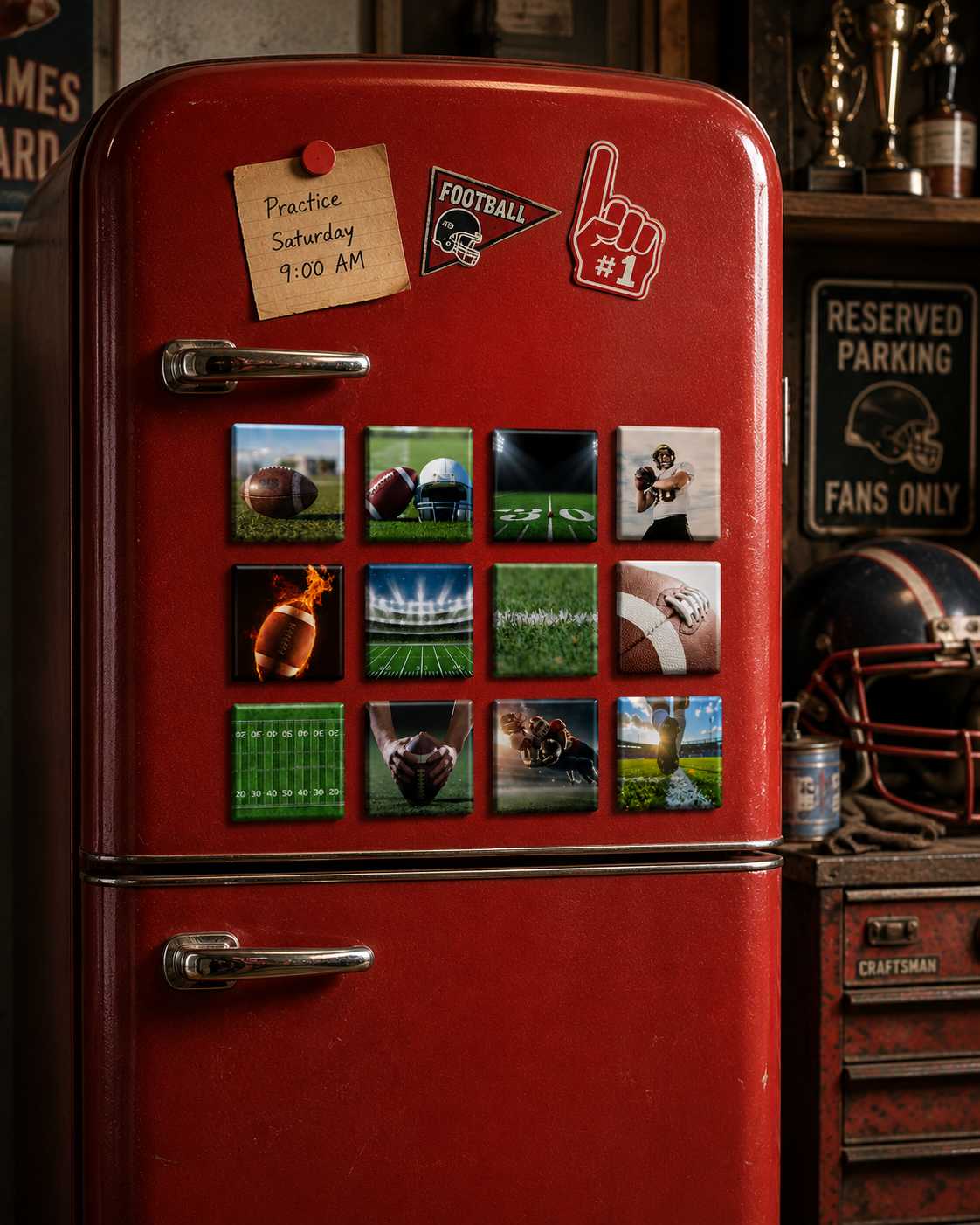 Football Fever (set of 12 magnets)