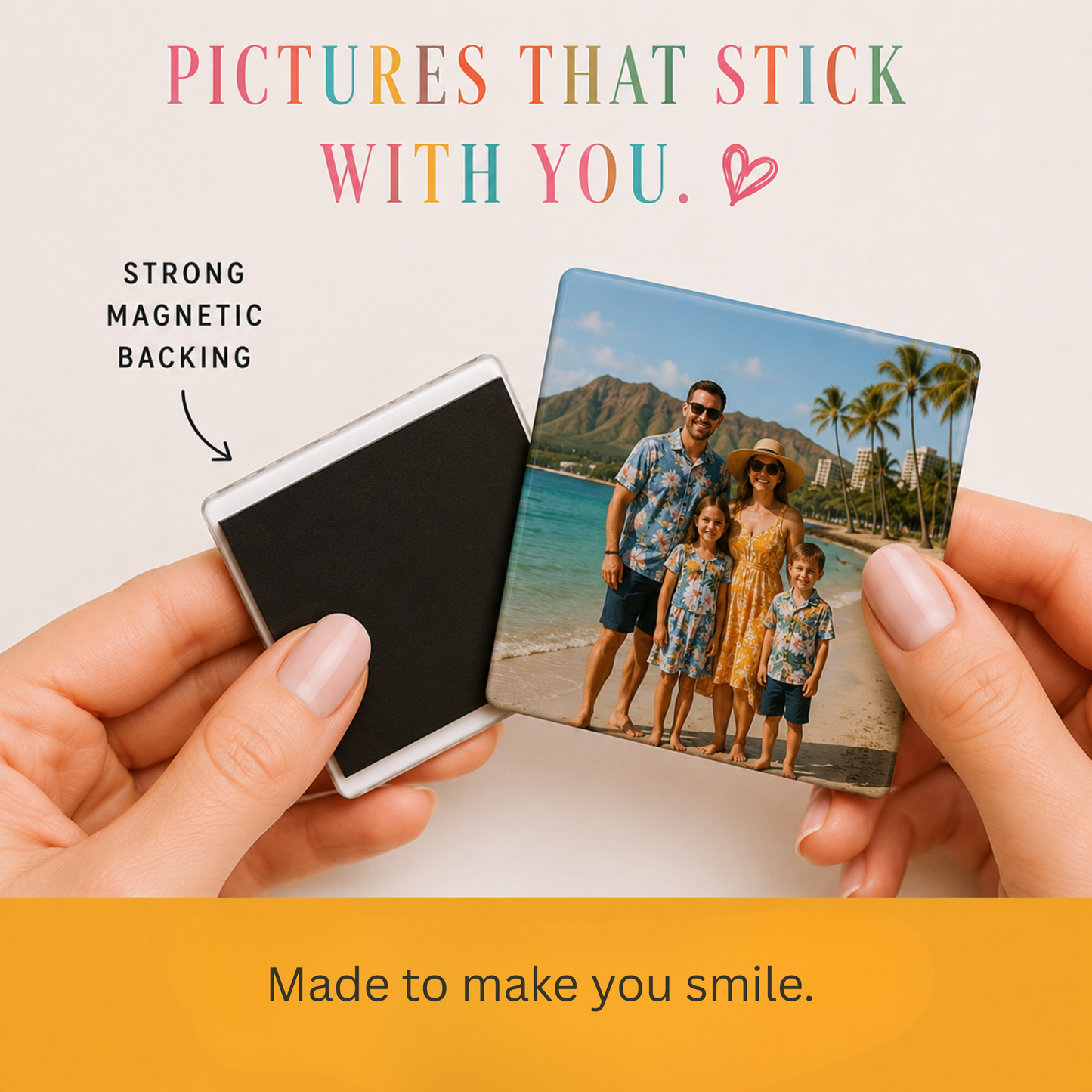 2"x2" Custom Photo Magnets
