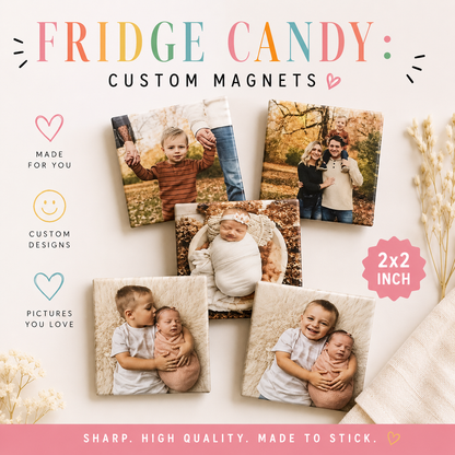 2"x2" Custom Photo Magnets